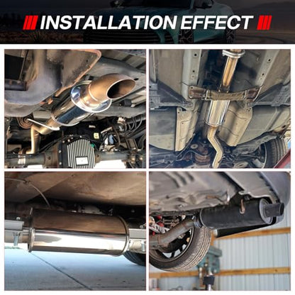 2.5" Ultra Quiet Resonator Muffler