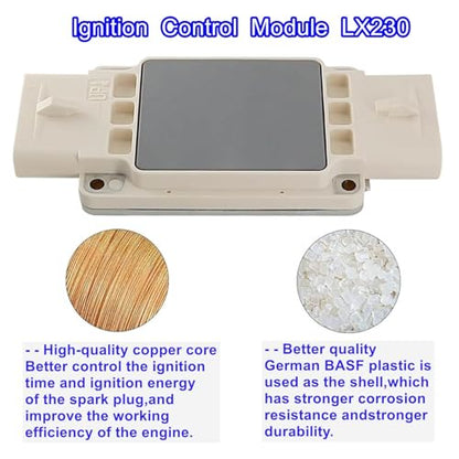 Ignition Control Module LX230 ,Compatible with Ford Ranger 1988-1997, Ford Mustang 1991-1993, Mazda B2300 1994-1997 Replace LX230 1U2Z12A297AA 81SF12297FB