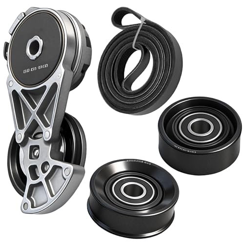 Serpentine Belt Kit With Tensioner And Idler Pulley For Ford Mustang - size: Ford Mustang (00-02)