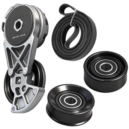 Serpentine Belt Kit With Tensioner And Idler Pulley For Ford Mustang - size: Ford Mustang (00-02)