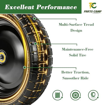 Parts Camp For Gorilla Cart Wheels 13-Inch Replacement Gorilla Cart Tires