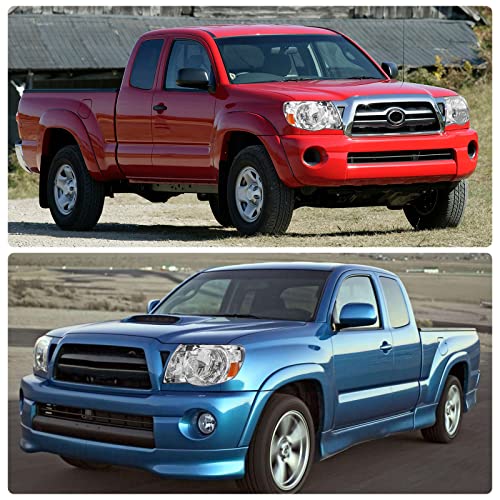 for 2005-2011 Toyota Tacoma Halogen Headlight W/O Bulbs - color: Chrome Housing