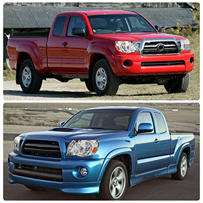 for 2005-2011 Toyota Tacoma Halogen Headlight W/O Bulbs - color: Chrome Housing
