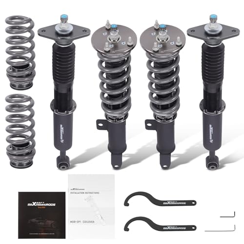 maXpeedingrods Coilover for Dodge Charger RWD 2011-2022, for Chrysler 300 RWD 2011-2023, 24 Levels Damper Adjustable Coilovers Suspension Kit, Height Adjustable Lowering Kit, T7 Upgrade Racing Struts