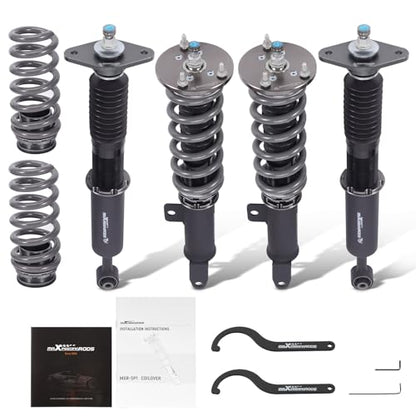 maXpeedingrods Coilover for Dodge Charger RWD 2011-2022, for Chrysler 300 RWD 2011-2023, 24 Levels Damper Adjustable Coilovers Suspension Kit, Height Adjustable Lowering Kit, T7 Upgrade Racing Struts