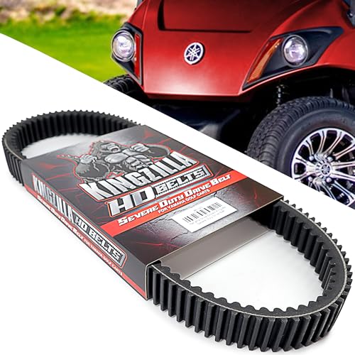 Kingzilla Drive Belt fits Yamaha Drive 2 QuieTech Golf Carts (2017-Present) Independent Rear Suspension, Will not fit Solid Axle Drive2 - Premium Heavy Duty Performance Clutch Drive Belt Severe Duty - color: Drive 2 Severe Duty