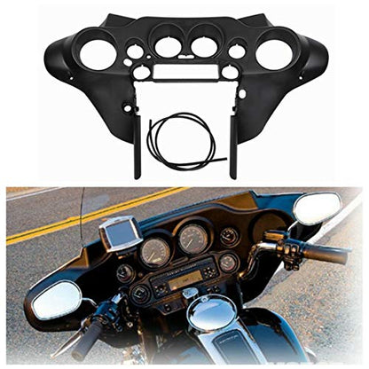 TCT-MT Speedometer Cover Inner Fairing Fit For Harley H-D Touring Electra Street Glide 2008-2013 Harley FLHX FLHTC FLHTCU Models 1996-2007 FLHT FLHTC FLHTCU FLHX - color: Black, size: Inner Fairing