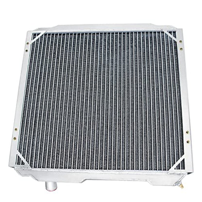 4 Row Radiator For Hummer H1 6.5L V8 Engine Diesel 2002 2003 2004 - size: 4 Row Radiator+CNC 1.3Bar Cap