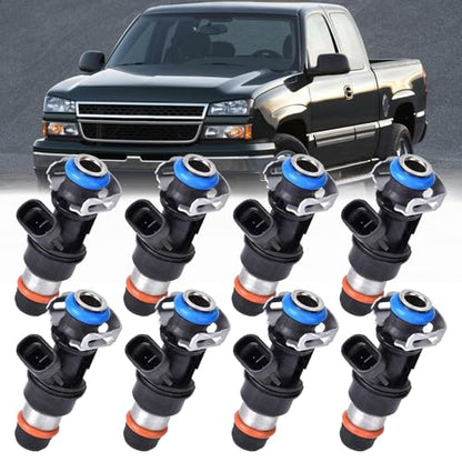 Fuel Injectors For Chevy Silverado/GMC Sierra 1500 2500 3500 2001-2006 - size: For Silverado 1500 2500 4.8L/5.3L/6.0L (2001-2006)
