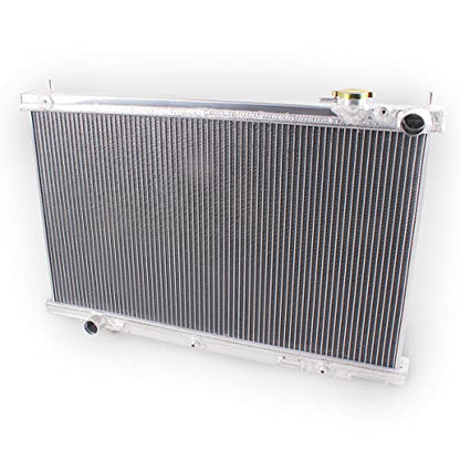 OHOB-COOL High Performance Full Aluminum Radiator For Infiniti G35 V6 3.5L 2003 2004 2005 2006 2007 - size: 2003-2007 Infiniti