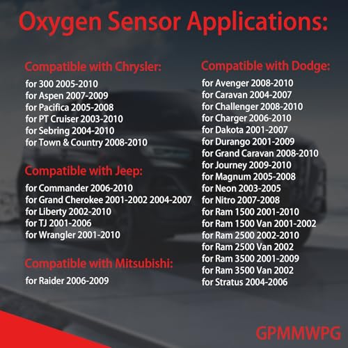 4Pcs O2 Sensor 234-4587 Oxygen Sensor Upstream Downstream