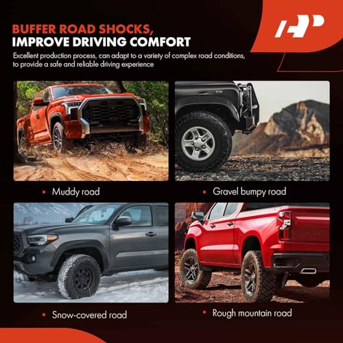 A-Premium 6Pcs Front Suspension Kit, Sway Bar Link, Inner Outer Tie Rod End
