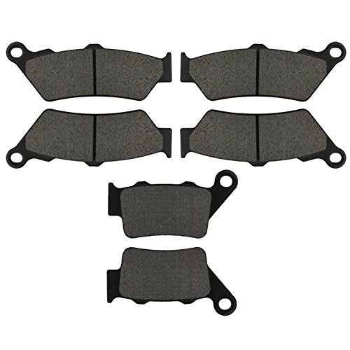 AHL Front & Rear Brake Pads Set for BMW F800GS F800 GS 2008-2011 (Semi-metallic) - size: Semi-metallic