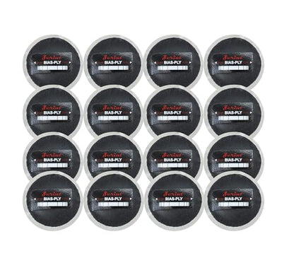Dia 2.28" 16 pcs, 1 ply, Bias Repair Patch, Tire Puncture Repair Patch for Car Truck Bus Tractor Agricultural Vehicles(TP-B01) - size: Dia 2.28" 16 pcs