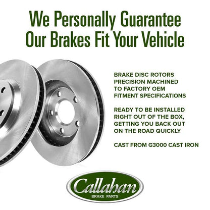 Callahan Brake Parts Front & Rear Brake Kit for Volvo XC60 EBYK027991