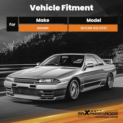 maXpeedingrods Front Mount Turbo Intercooler Kit with Intercooler Pipe for Nissan Skyline R32 GTST