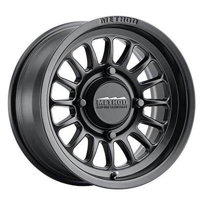 Method Race Wheels 411 Matte Black 15x10" 4x136", 25mm offset 6.4" Backspace, MR41151047564 - color: Black, size: 15x10 inches, 4x136, 25/6.4"