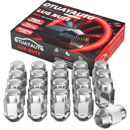 OTUAYAUTO M12x1.25 Lug Nuts, Replacement for Nissan Rogue Altima Maxima - color: Silver, size: M12x1.25