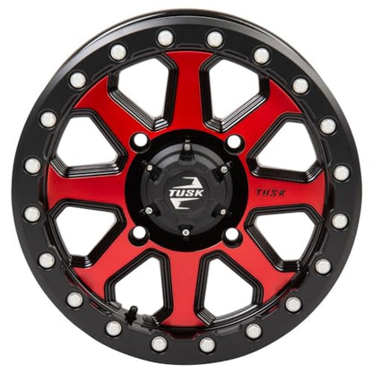 TUSK 4/137 Uinta Beadlock Wheel 14x7 5.0 + 2.0 Candy|Commander|Maverick|Outlander|Pioneer|