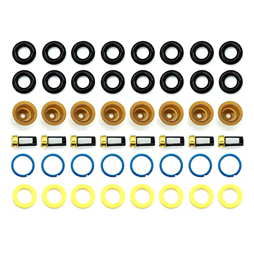 HiSport Fuel Injector Seal Kits Compatible with Ford Mercury Lincoln Jeep