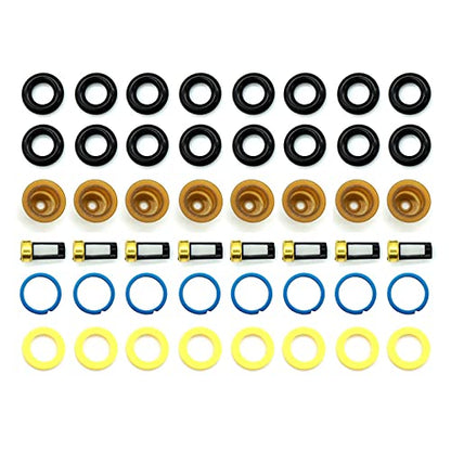 HiSport Fuel Injector Seal Kits Compatible with Ford Mercury Lincoln Jeep