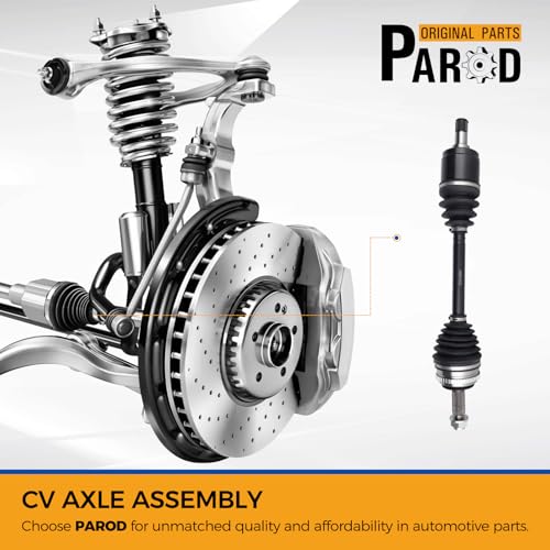 PAROD 664153 CV Axle Assembly Fit for 1998 1999 2000 2001 2002 Honda Accord 2.3L L4 - Front Right Passenger Side