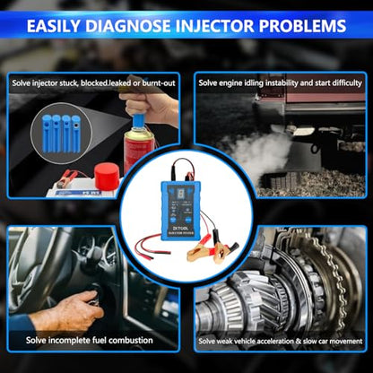 ZKTOOL Universal Fuel Injector Cleaner And Tester Kit