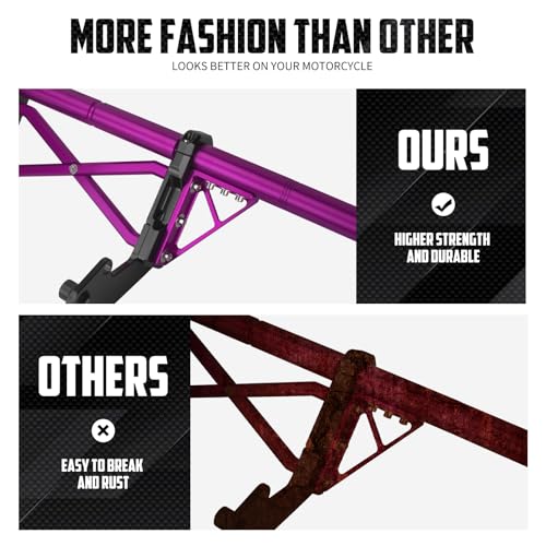 Engine Guard Crash Bar for Harley Softail 18-25 Purple - color: Purple