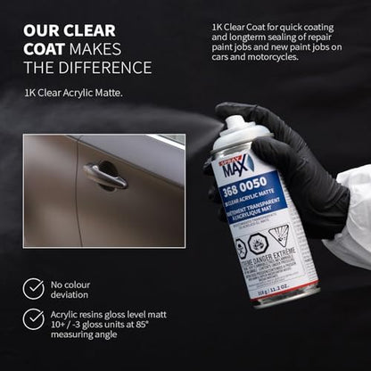 SprayMax 1K Acrylic Matte Clear Coat | Clear Coat Spray Paint for Cars