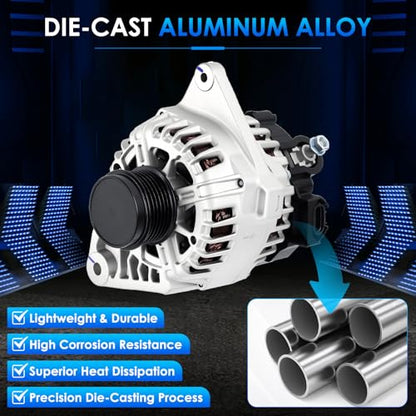 Car Alternator 11610 90A Fit for Hyundai Elantra for Kia Forte - size: #11610N, 11610 Alternator