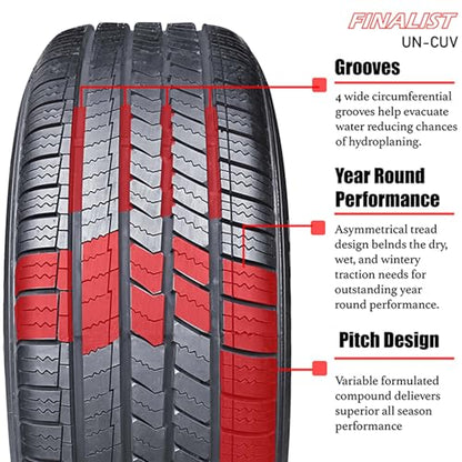 Finalist UN-CUV 235/65R17 104H All Season High Performance Tire - size: 235/65R17