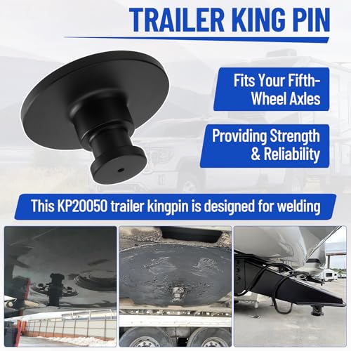 WA15 5050 Fifth Wheel Kingpin 2" & 1/2" Bolster Plate Trailer King Pin