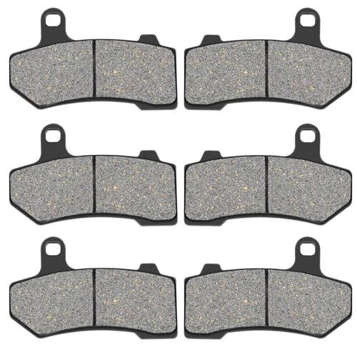Front and Rear Brake Pads for Harley Road Glide 2008-2021, FLHX Street Glide 2008-2022, Road King 2008-2022, FLHTCU Ultra Classic Electra Glide 2008-2020