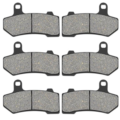Front and Rear Brake Pads for Harley Road Glide 2008-2021, FLHX Street Glide 2008-2022, Road King 2008-2022, FLHTCU Ultra Classic Electra Glide 2008-2020