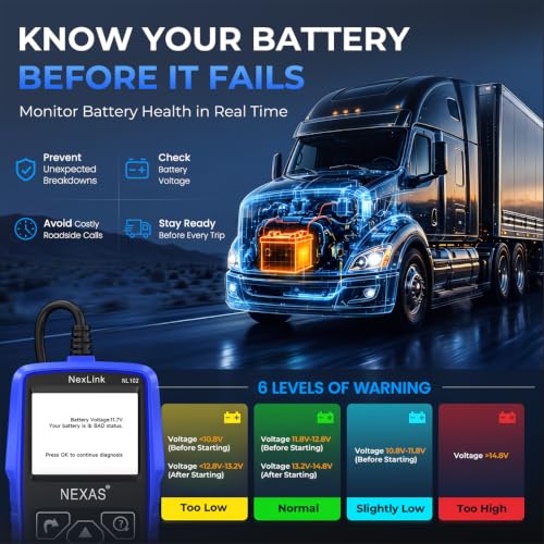 NEXAS NL102 Heavy Duty Truck Diagnostic Scanner for Diesel Trucks - color: truck scanner