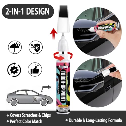 Obsidian Black (197/9197) Touch Up Paint for Mercedes G/S/Maybach - color: Obsidian Black (197/9197)