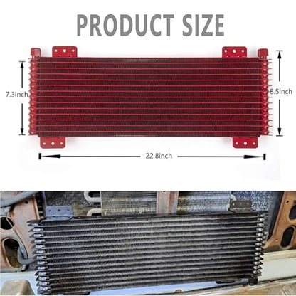 40k Transmission Oil Cooler LPD47391,Red - color: Red