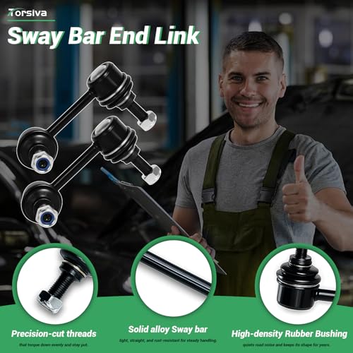 K750151 K750156 2PCS Rear Stabilizer Sway Bar End Links Fit for Honda 2007 2008 2009 2010 2011 2012 2013 2014 2015 2016 2017 CR-V - size: K750151&K750156-2PC