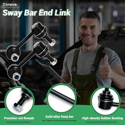 K750151 K750156 2PCS Rear Stabilizer Sway Bar End Links Fit for Honda 2007 2008 2009 2010 2011 2012 2013 2014 2015 2016 2017 CR-V - size: K750151&K750156-2PC