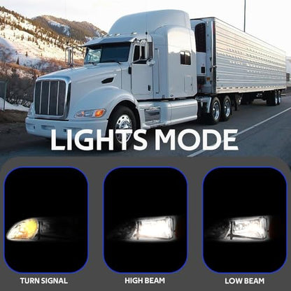 Headlight assembly Assembly Fits for 2005-2016 Peterbilt 325 386 387 - color: Right/passenger side