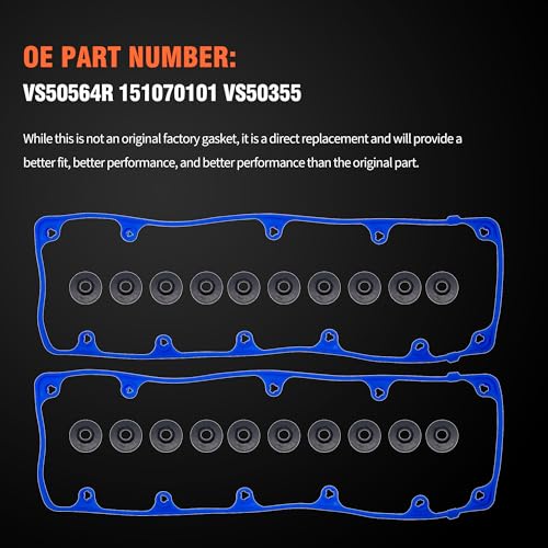 HiSport Engine Valve Cover Gasket Set - Replace VS50564R - color: VS50564R