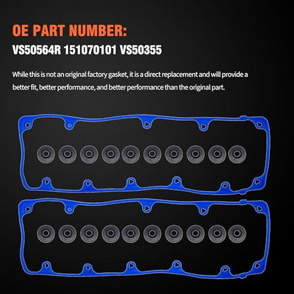 HiSport Engine Valve Cover Gasket Set - Replace VS50564R - color: VS50564R