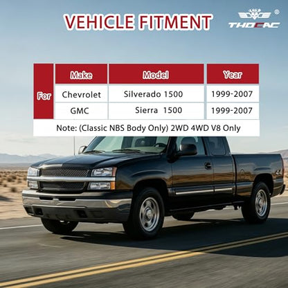 3” Front Coil Spring Lowering Kit for Chevy Silverado/GMC Sierra 1500 1999-2007 (V8 Only) Drop Coils Kit, Blue - color: blue, size: 1999-2006 Silverado/Sierra 1500 3''Drop