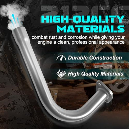 212 Exhaust Pipe For Coleman CT200U,CT200U-EX Go Kart& Mini Bike Exhaust - size: exhaust pipe