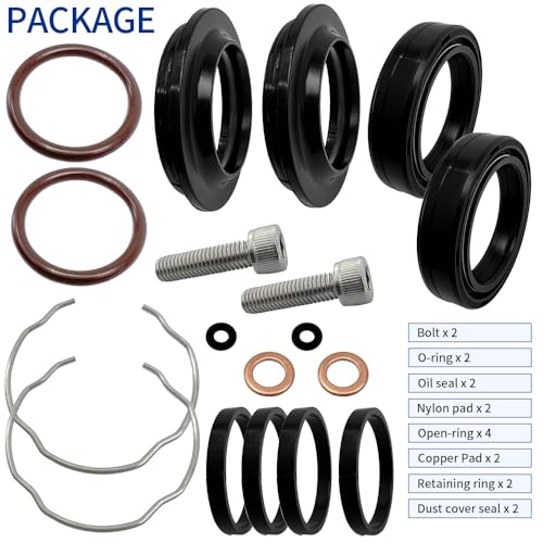 39mm Fork Seals Rebuild Kit For Dyna Wide Glide Sturgis Police Low Rider Sportster 883 1200 Sport Glide Low Rider Iron 883 Forty Eight 1988-2015 OEM#495607