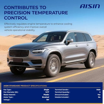 AISIN AFTERMARKET CFMCH-00212 Radiator Cooling Fan Assembly