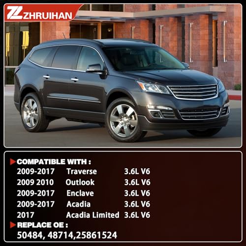 Exhaust Front Flex Y Pipe Compatible with 2009-2017 Traverse, 2009-2017 Acadia (Incl. 2017 Acadia Limited), 2009-2013 Enclave, 2009-2010 Outlook 3.6L V6, OE:50484 EPA - size: 2009-2010 Outlook 3.6L V6