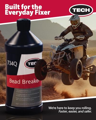 Bead Breaker Tire Demounting Lubricant Frees Stubborn Tire Beads From the Rim, Quart