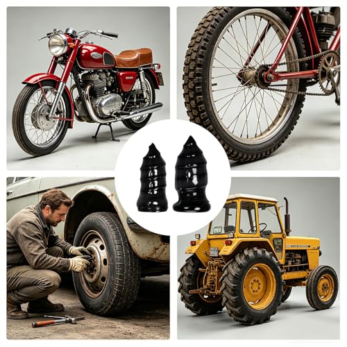 Marrywindix 70 Pcs Tire Repair Rubber Nails Kit Spiral Self-Tapping Screw Plugs Two Sizes Self Service Fast Tool for Car Motorcycle Truck Tractor Puncture Patching Solution