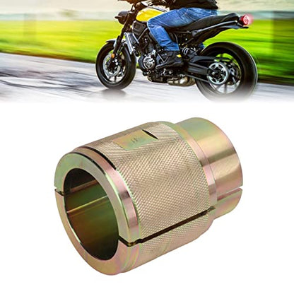EVGATSAUTO Motorcycle Fork Seal Driver Tool, Carbon Steel Universal Driver Split Design Inverted Fork Oil Seal Driver Tool Split Design Universal for Replacing Installing(41mm/1.61in)